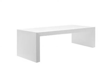 CLOSED BENCH LACQUERED - Wooden bench by Andreu World - view 2